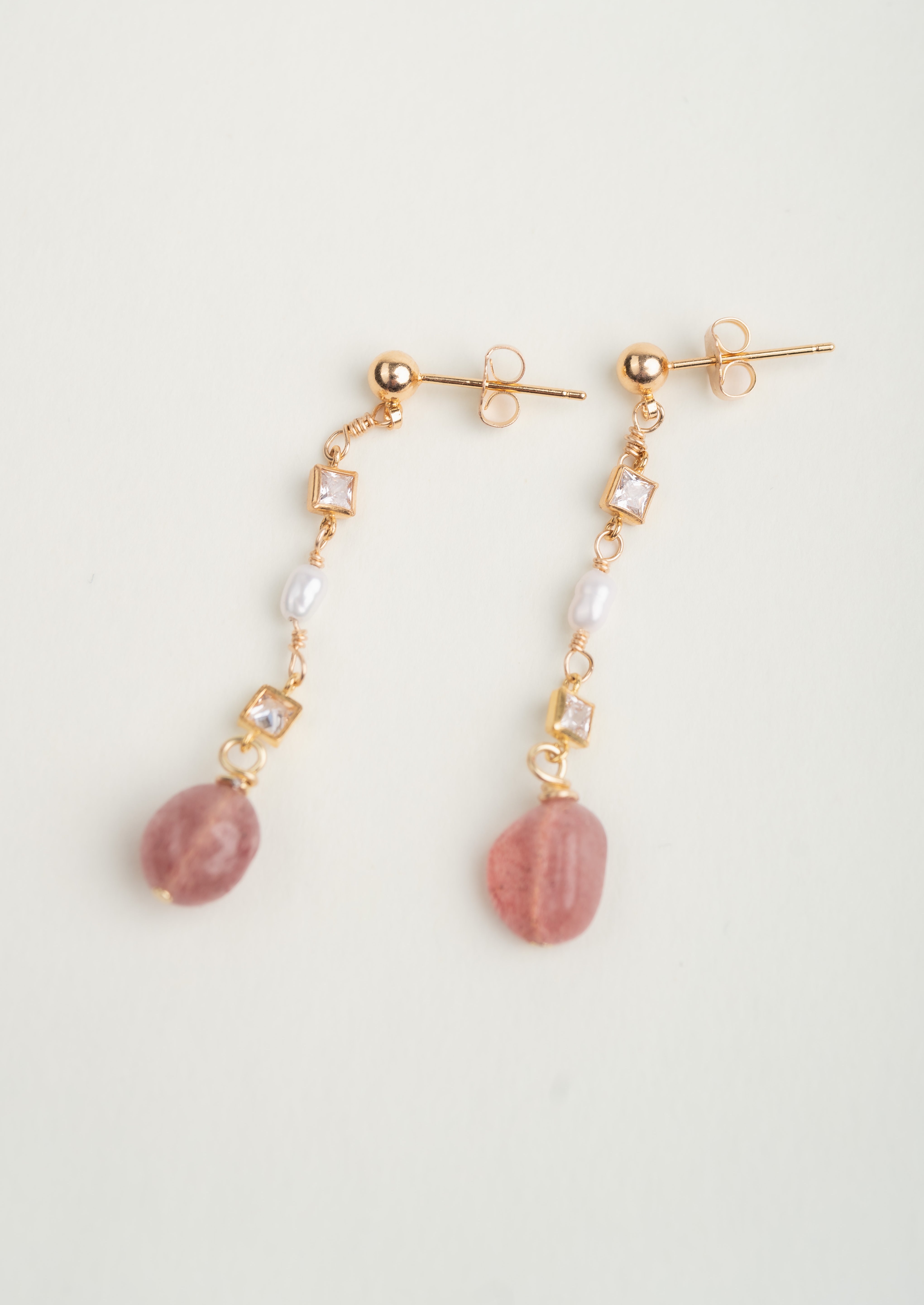 Dahlia Dropper Earrings
