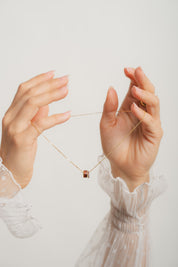 Leni Amethyst Slider Charm