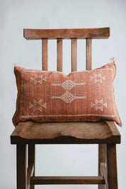 Cactus Silk Pillow - Sienna