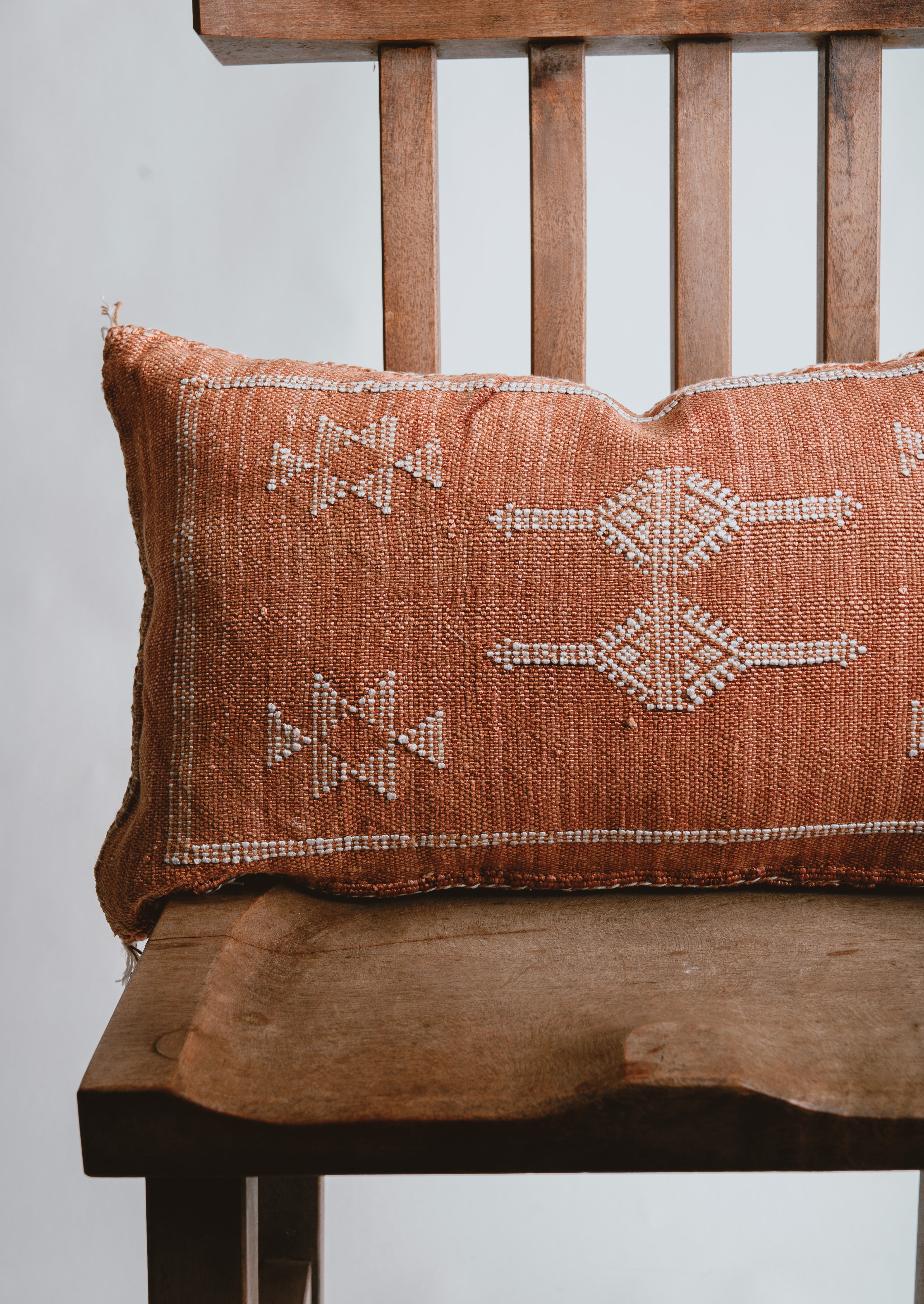 Cactus Silk Pillow - Sienna