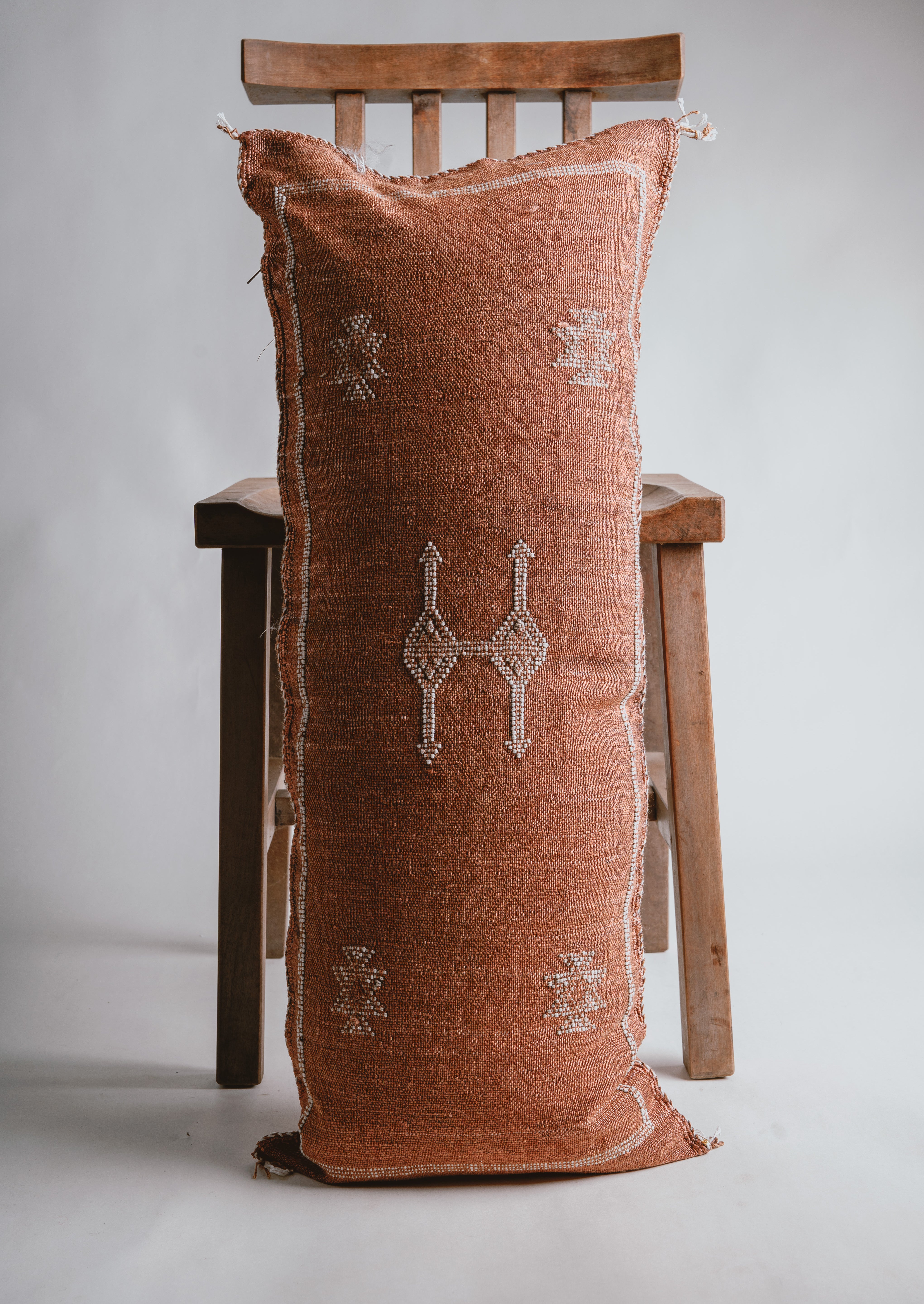 Cactus Silk Pillow - Sienna