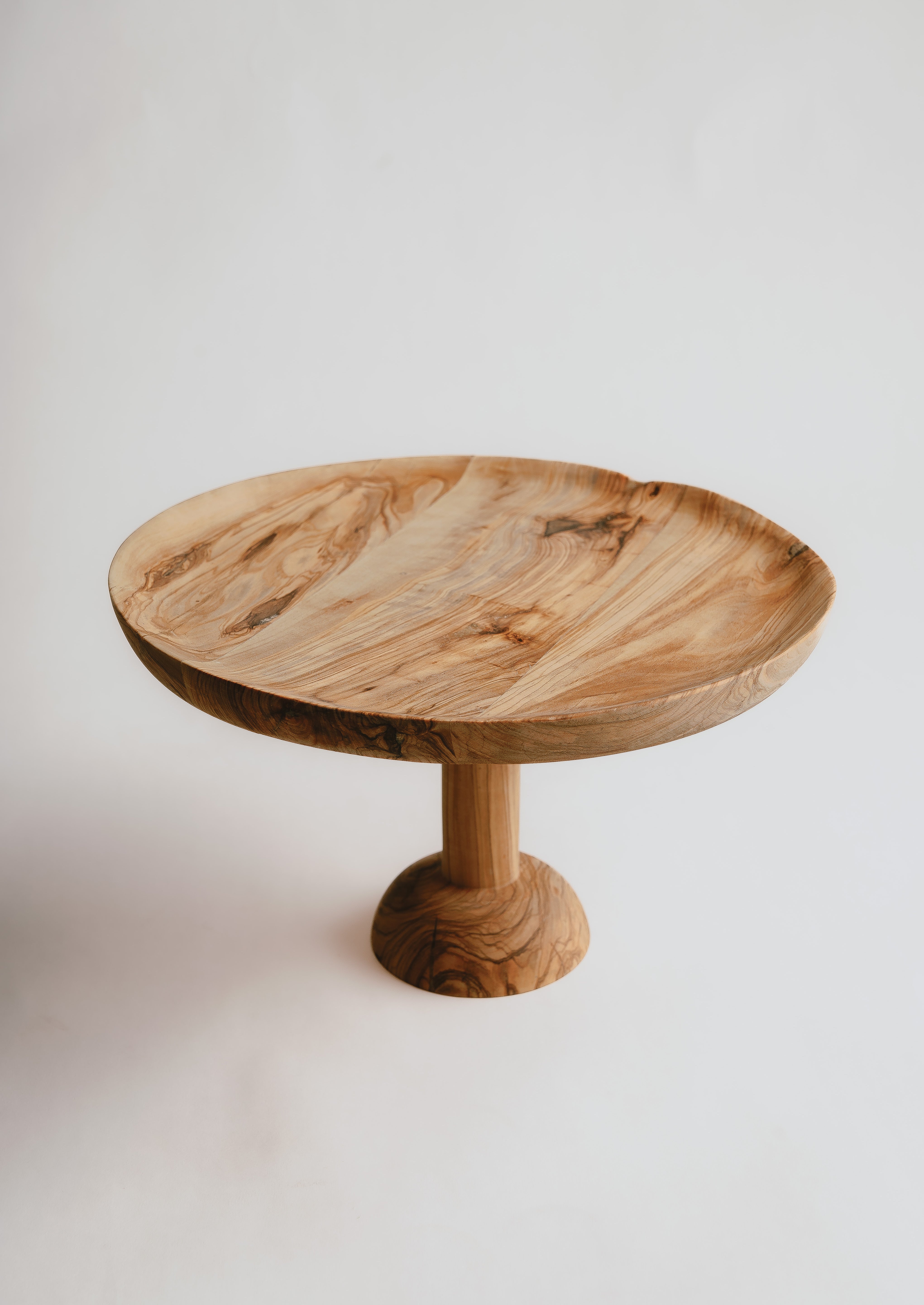 Olive Wood Cake Stand