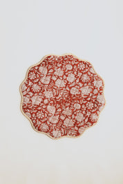 Quilted Placemat - Terracotta Bloom