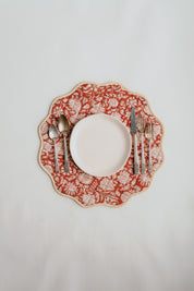 Quilted Placemat - Terracotta Bloom