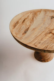 Olive Wood Cake Stand