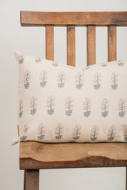Block Print Pillows Cover - April Blooms