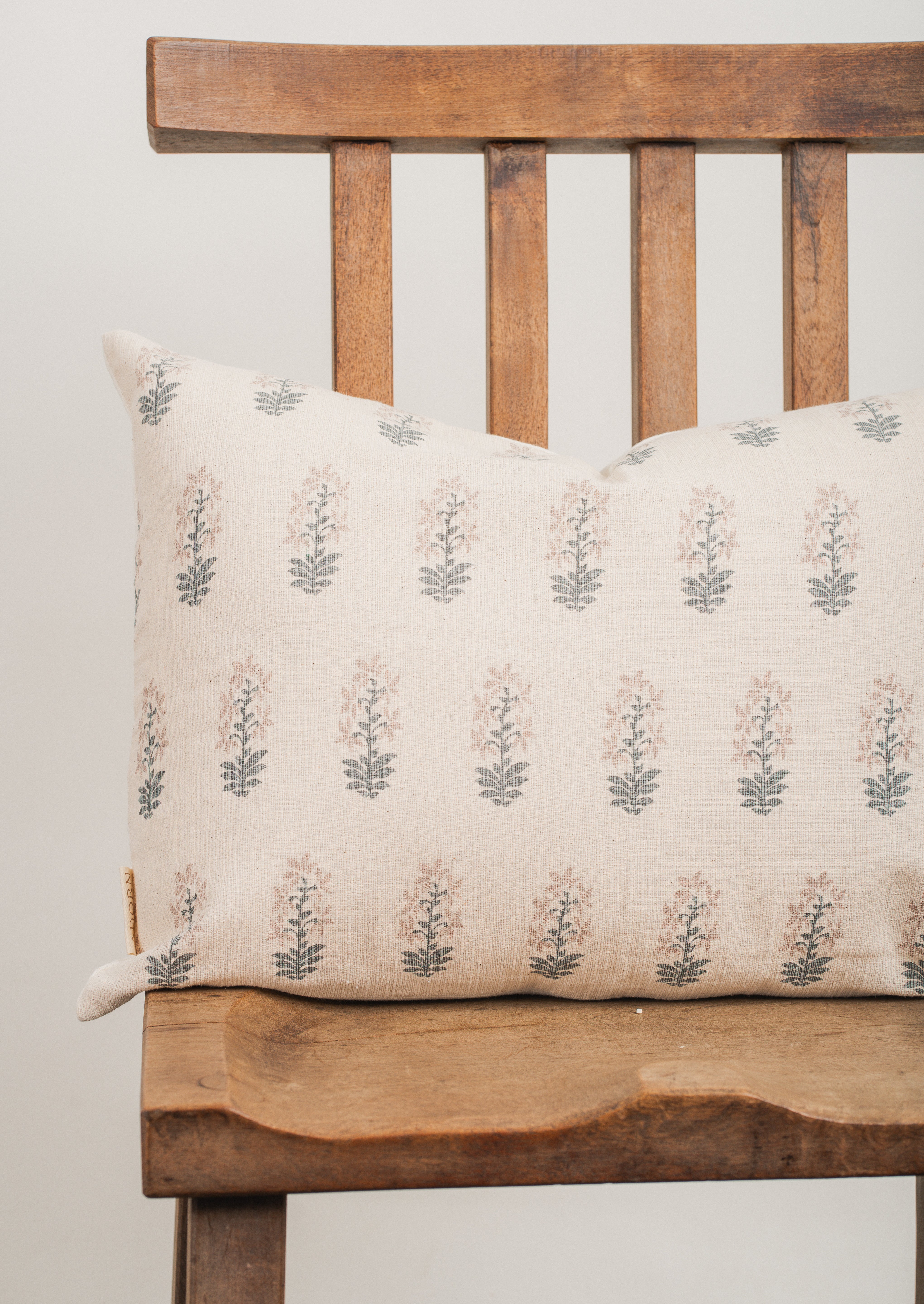 Block Print Pillows Cover - April Blooms