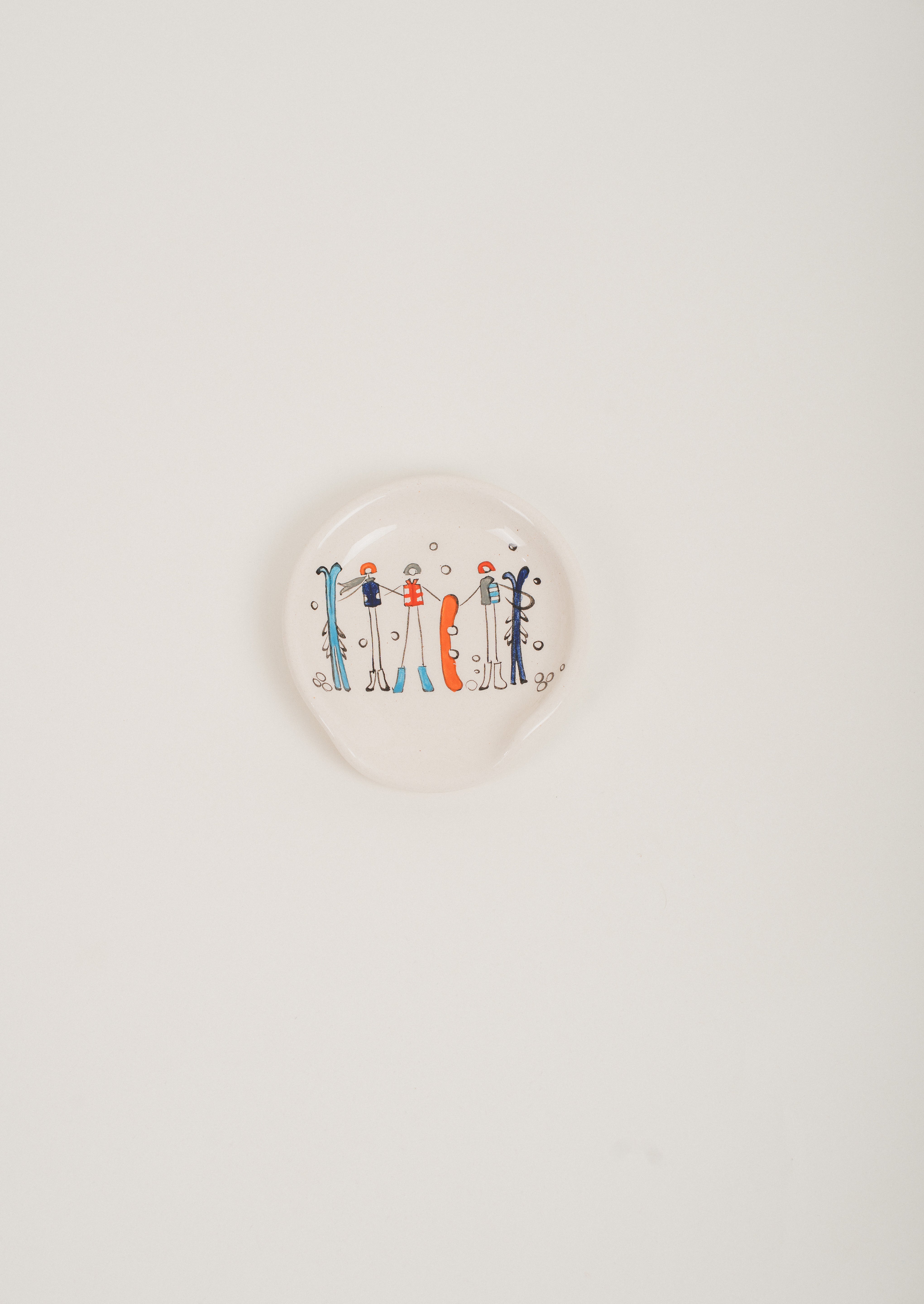 Skier & Snowboarder Spoon Rest