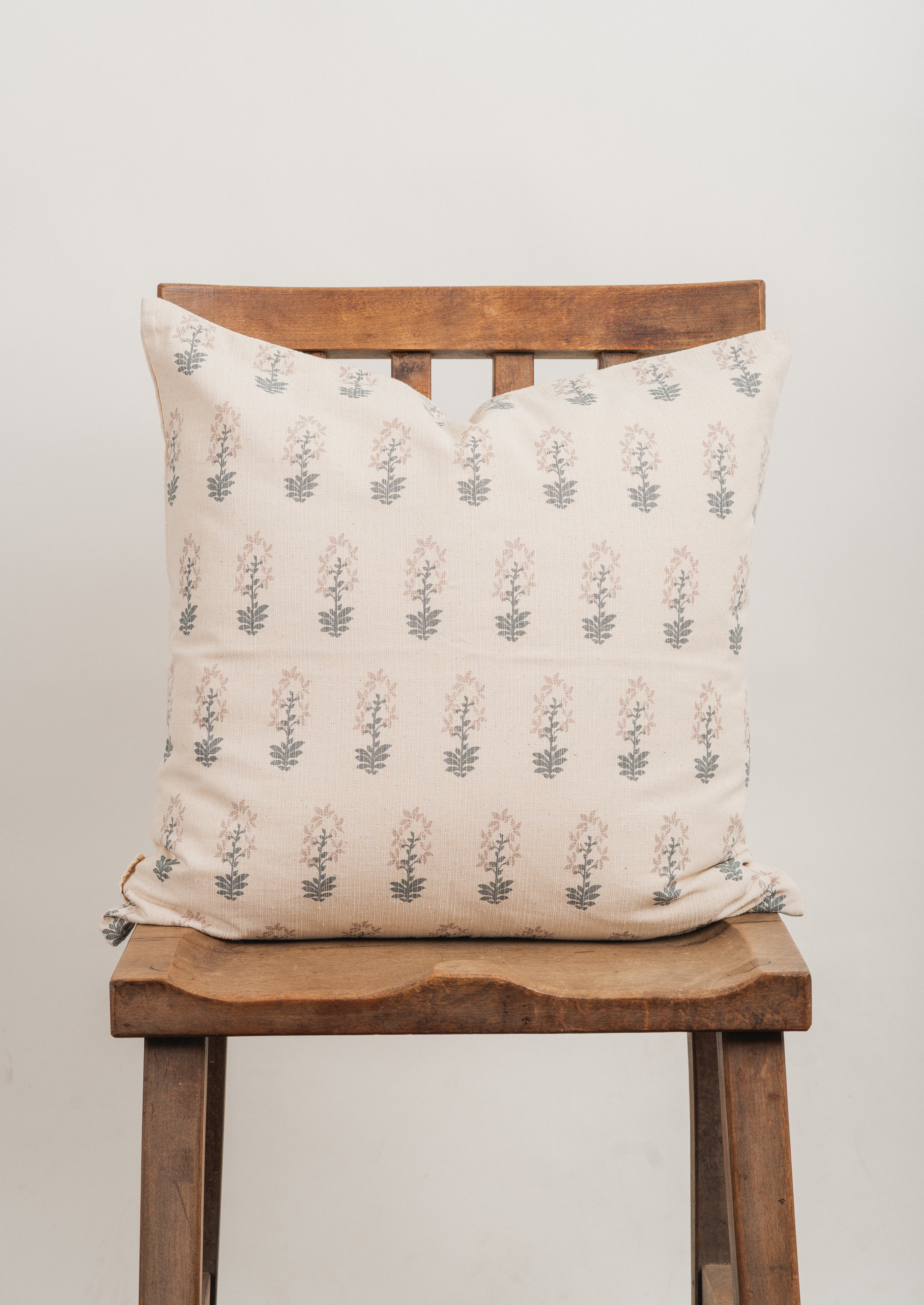 Block Print Pillows Cover - April Blooms