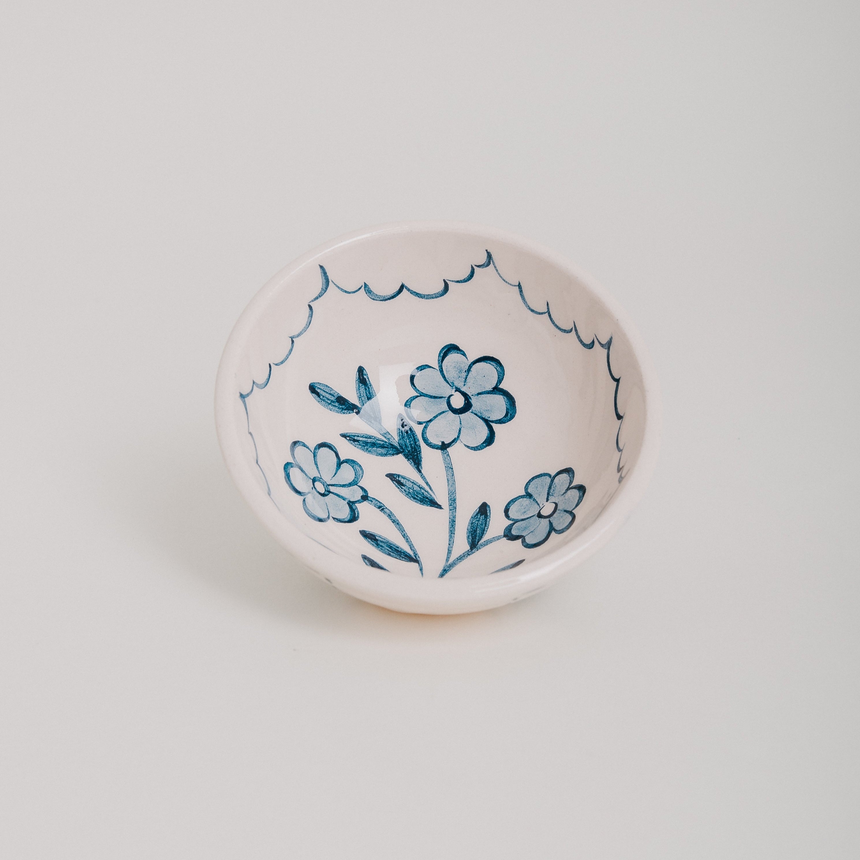 Rachael Blue Flower - Melek Ramekin