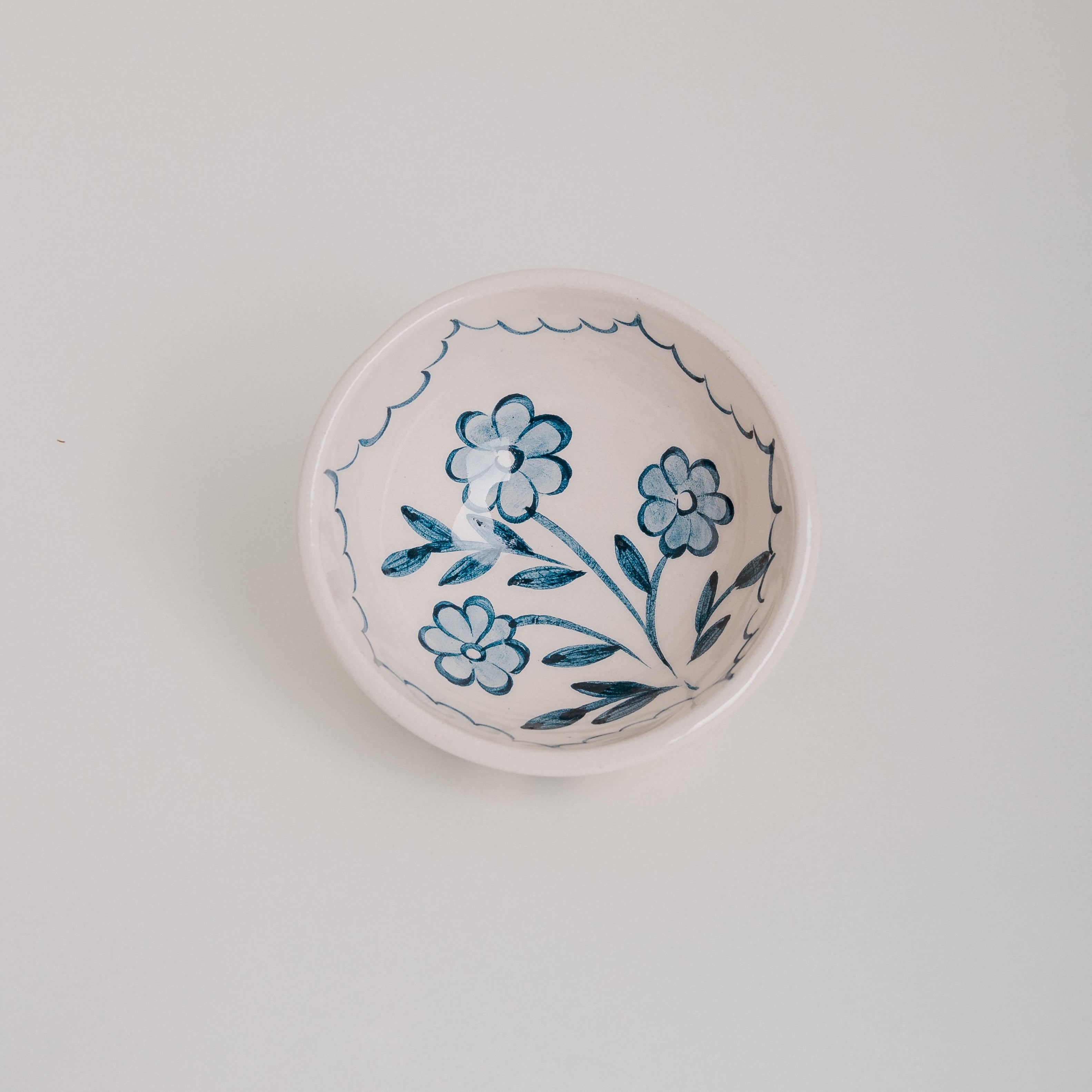 Rachael Blue Flower - Melek Ramekin