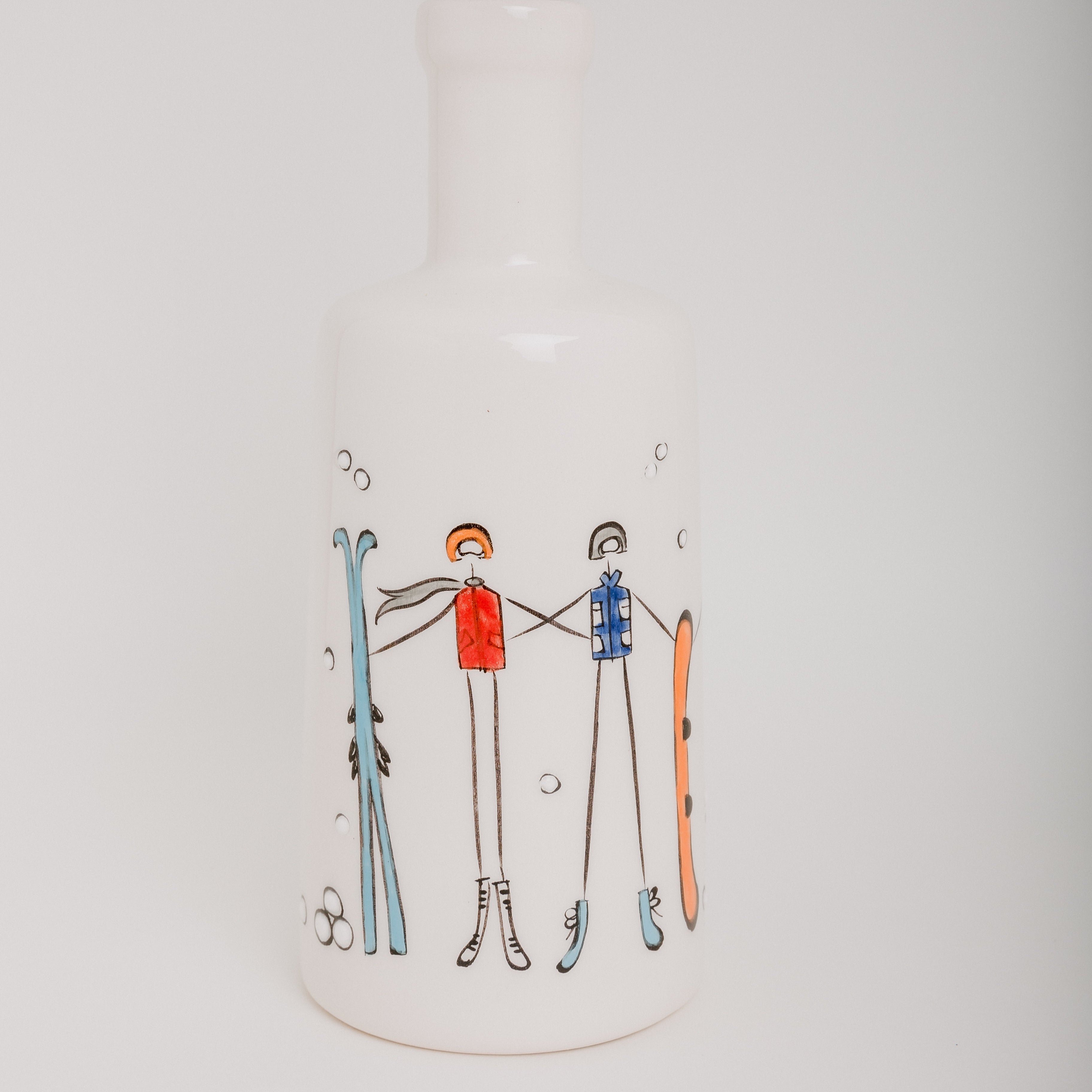 Skier & Snowboarder - Steamboat Oil Bottle