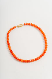 Candy Necklace -Tangerine Jade