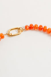 Candy Necklace -Tangerine Jade