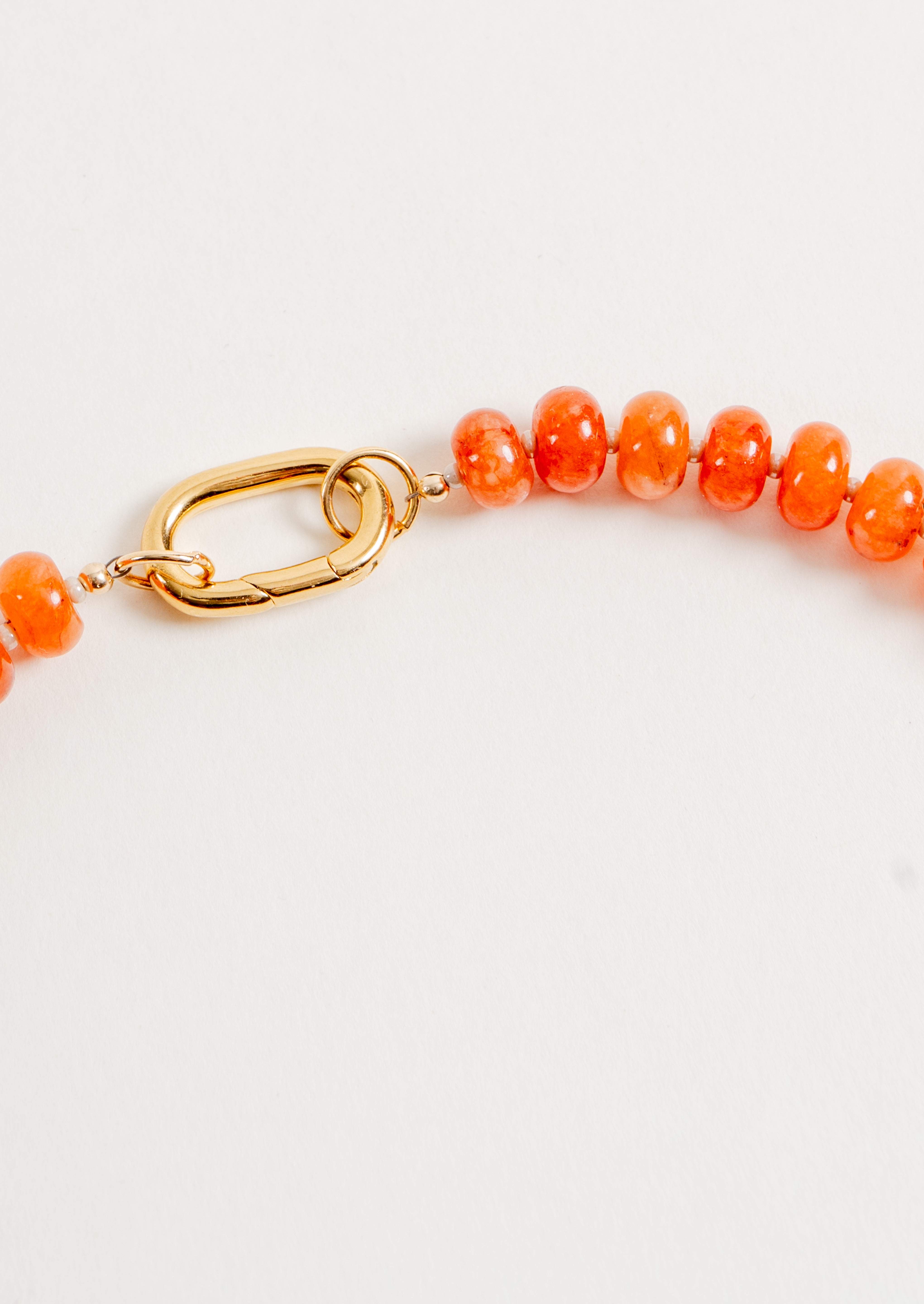 Candy Necklace -Tangerine Jade