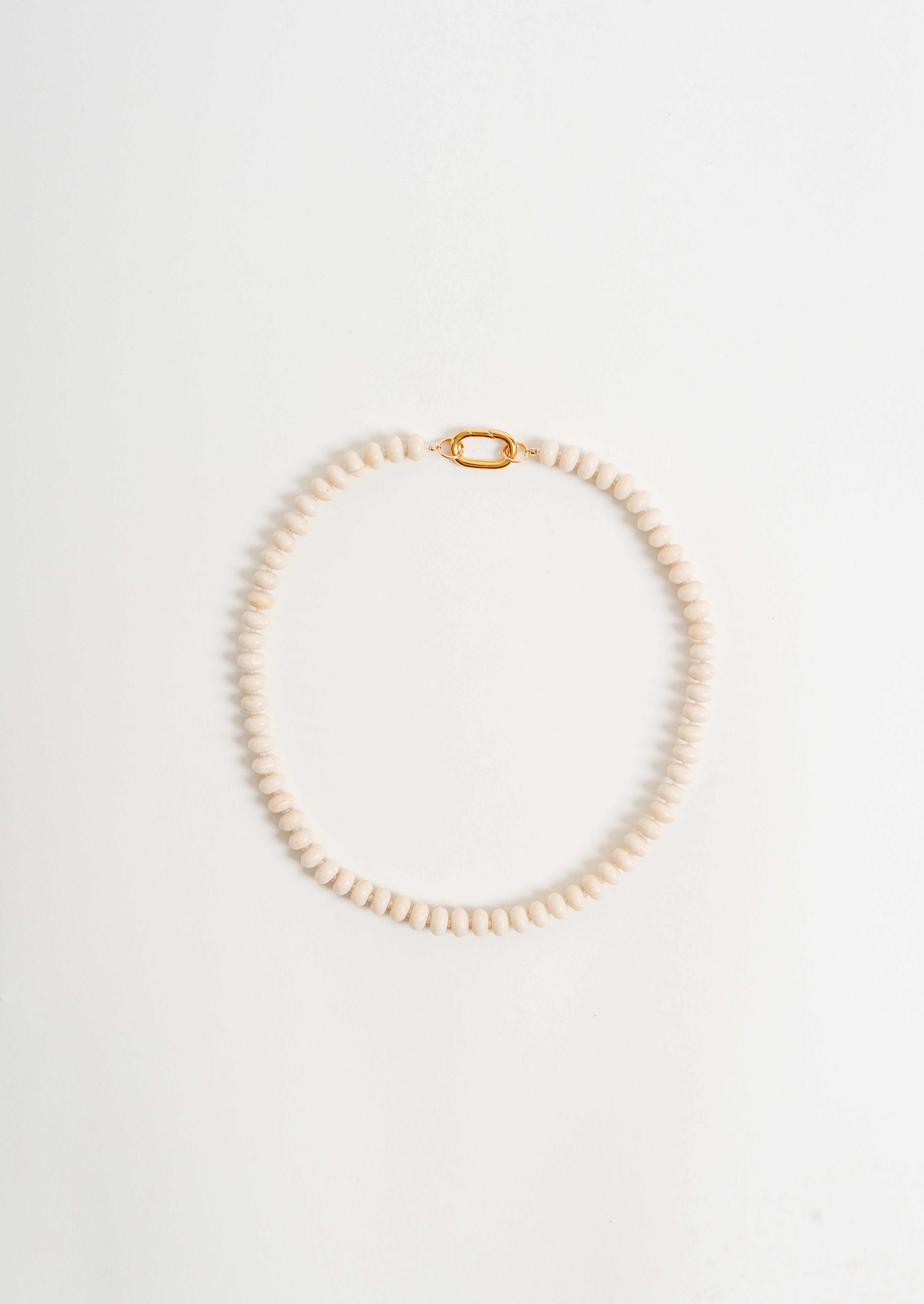 Candy Necklace - Coconut Jade