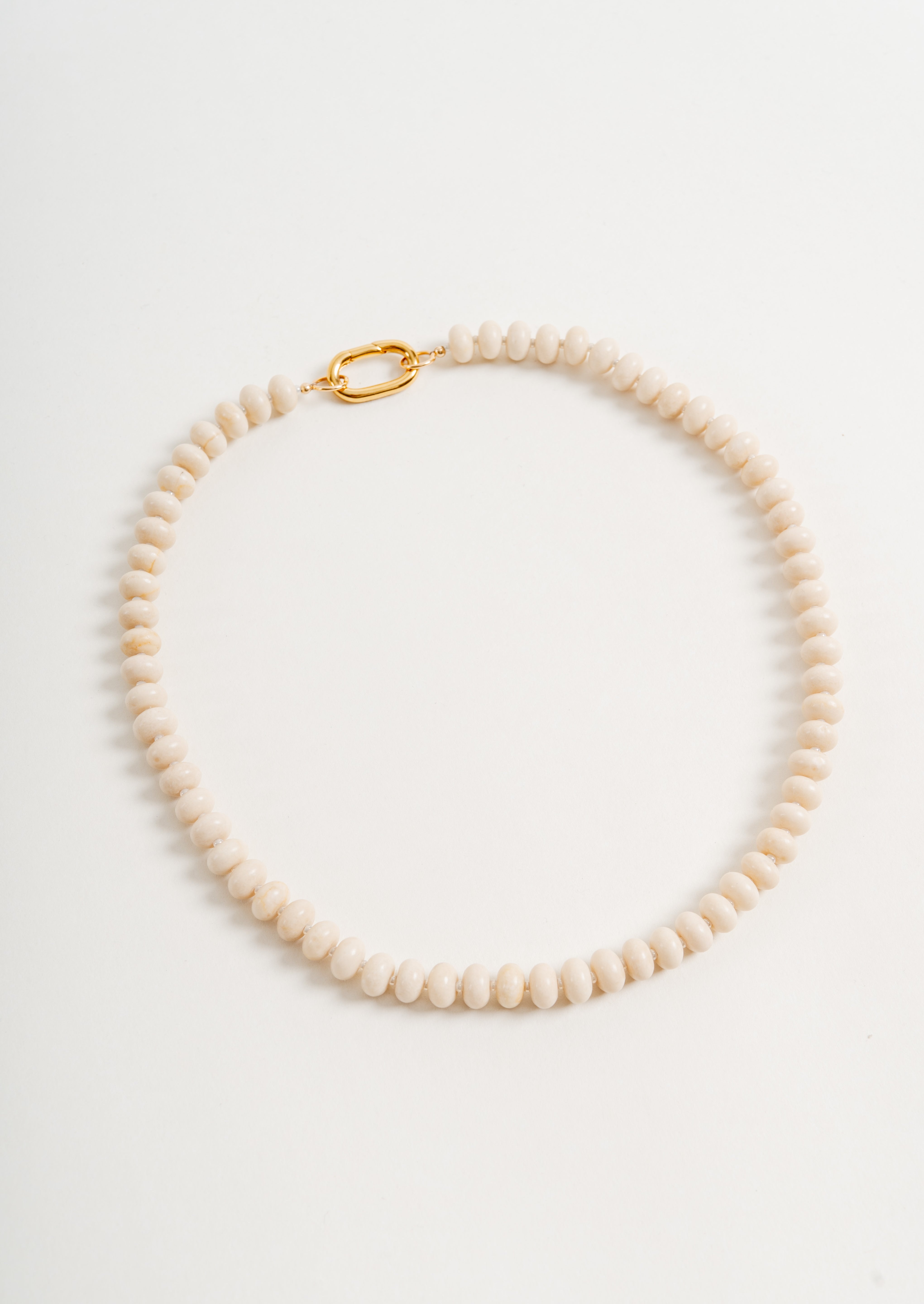 Candy Necklace - Coconut Jade