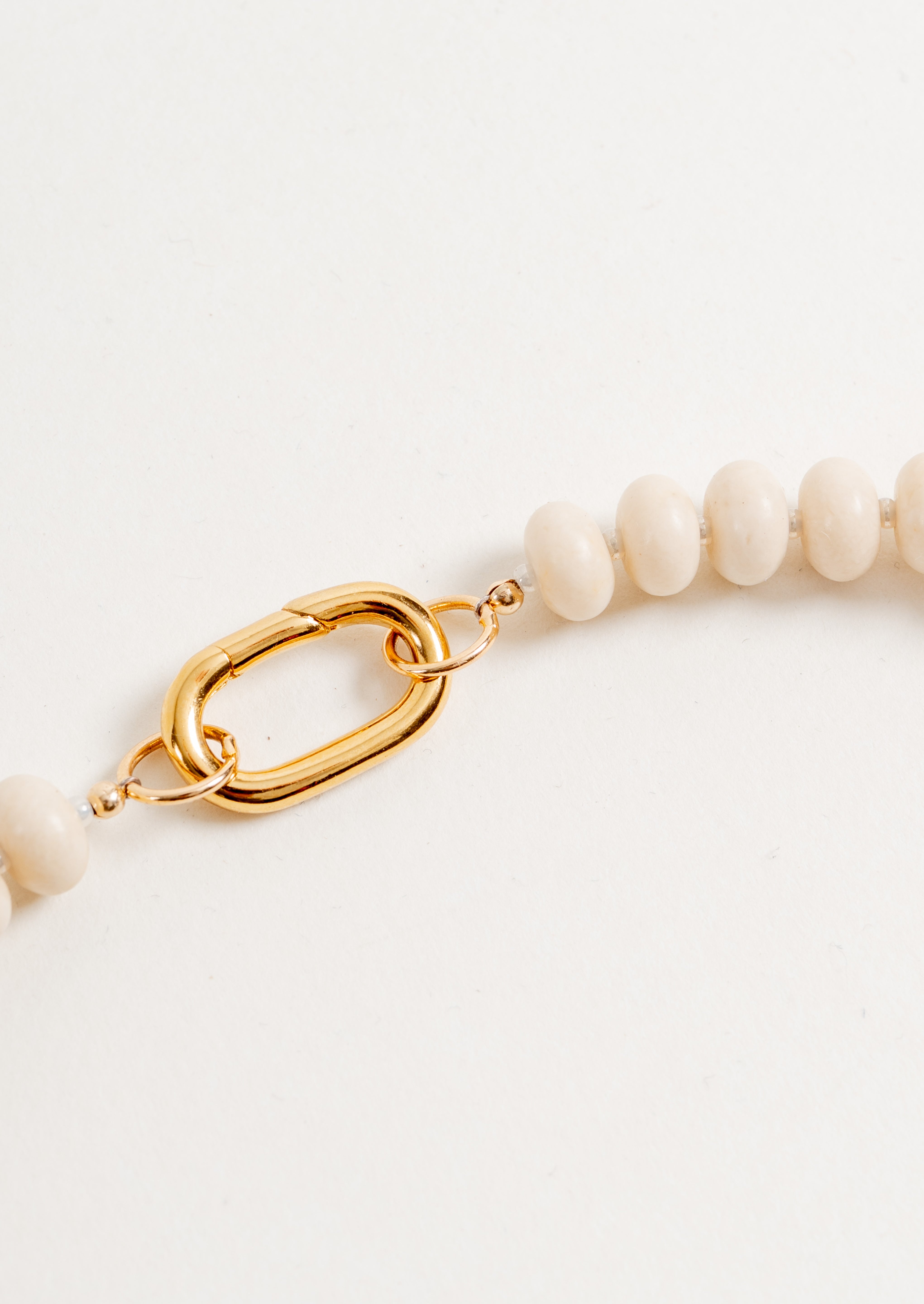 Candy Necklace - Coconut Jade
