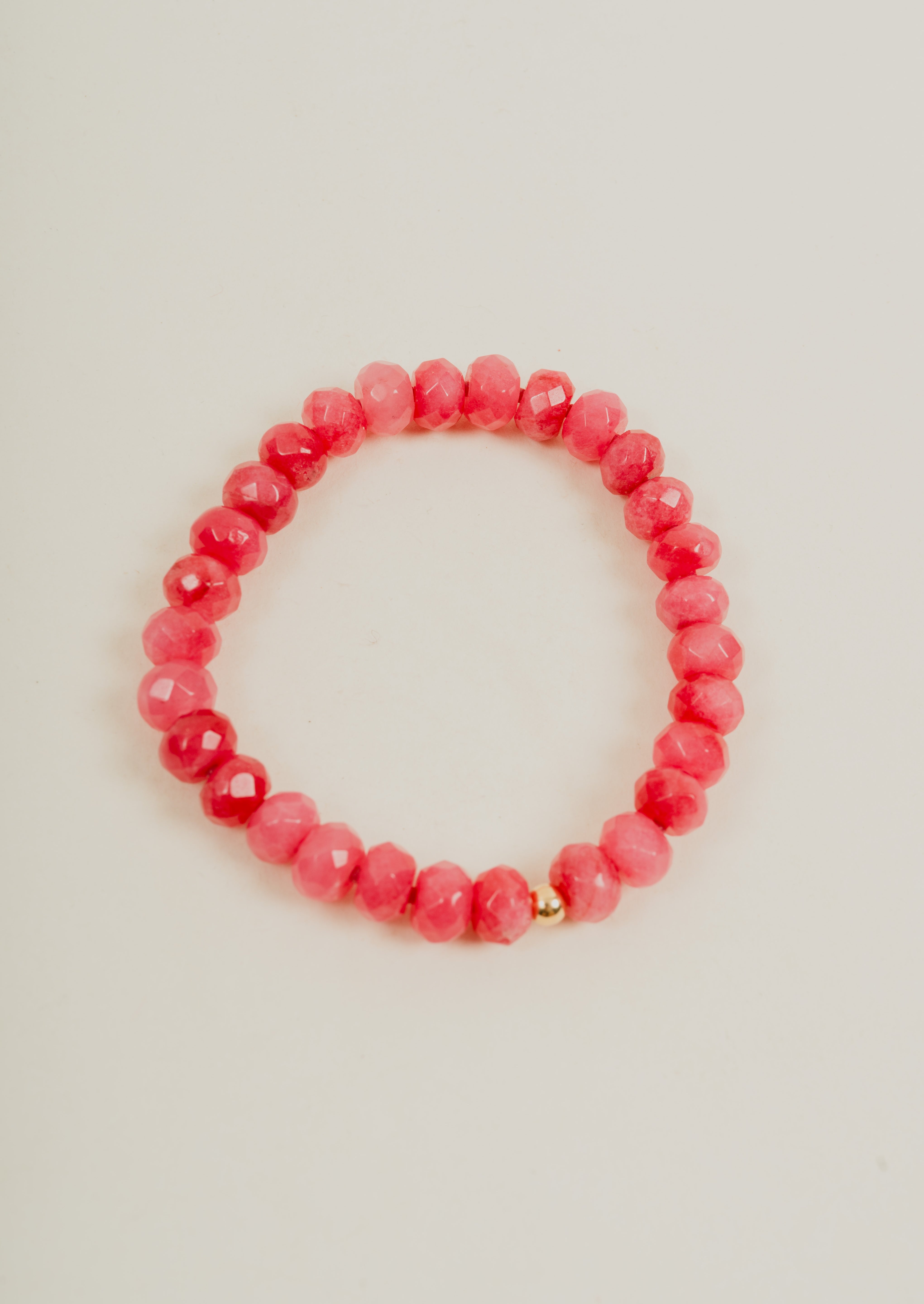 Candy Bracelet - Watermelon Jade
