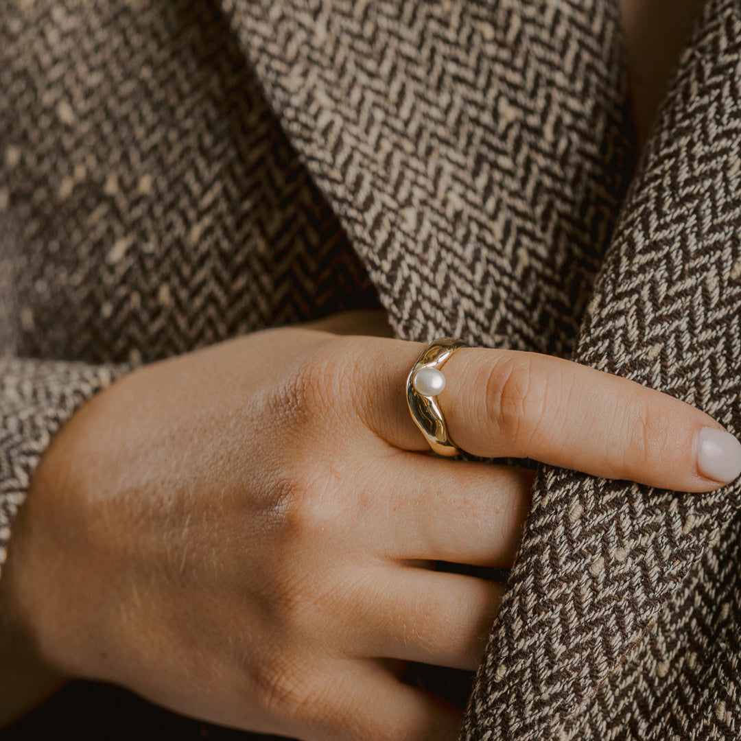 Organic Pearl Ring