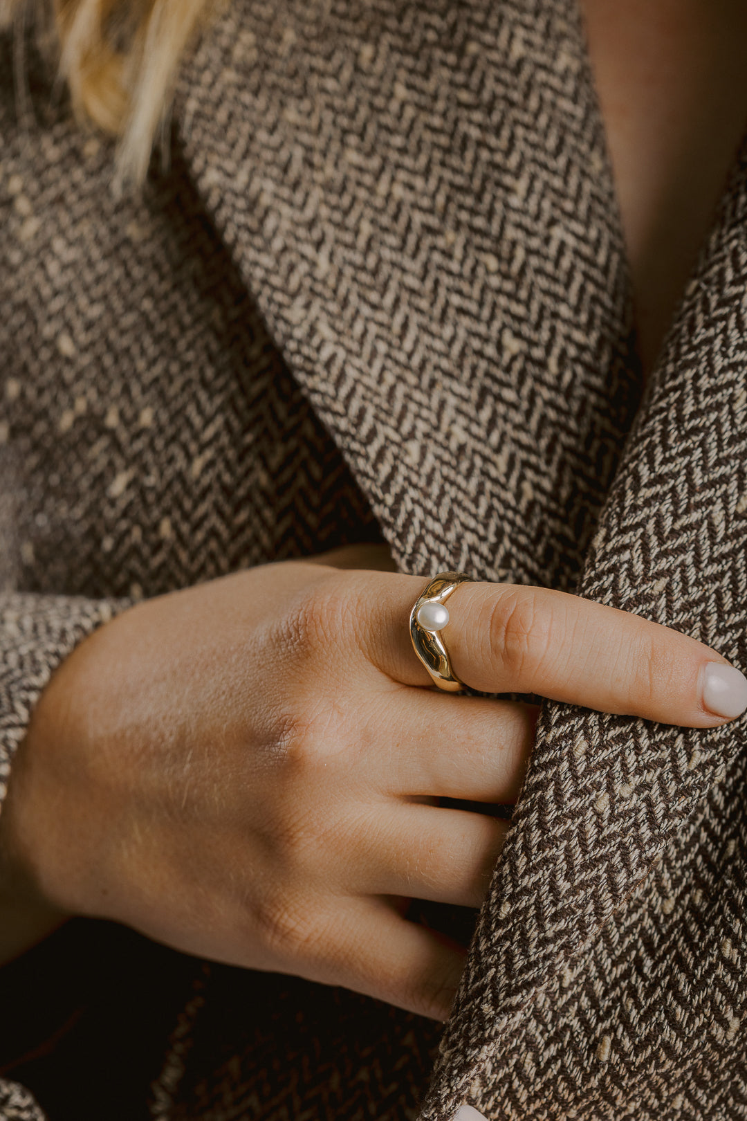 Organic Pearl Ring