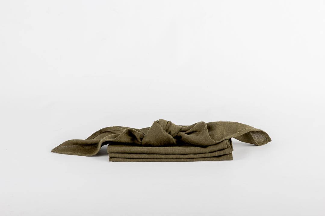 Olive Linen Napkin