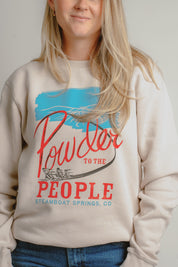 Powder To The People Crewneck