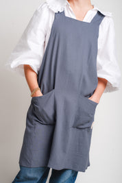 Linen Crossback Apron