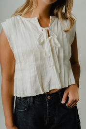 Peyton's Pleats & Bows Shirt