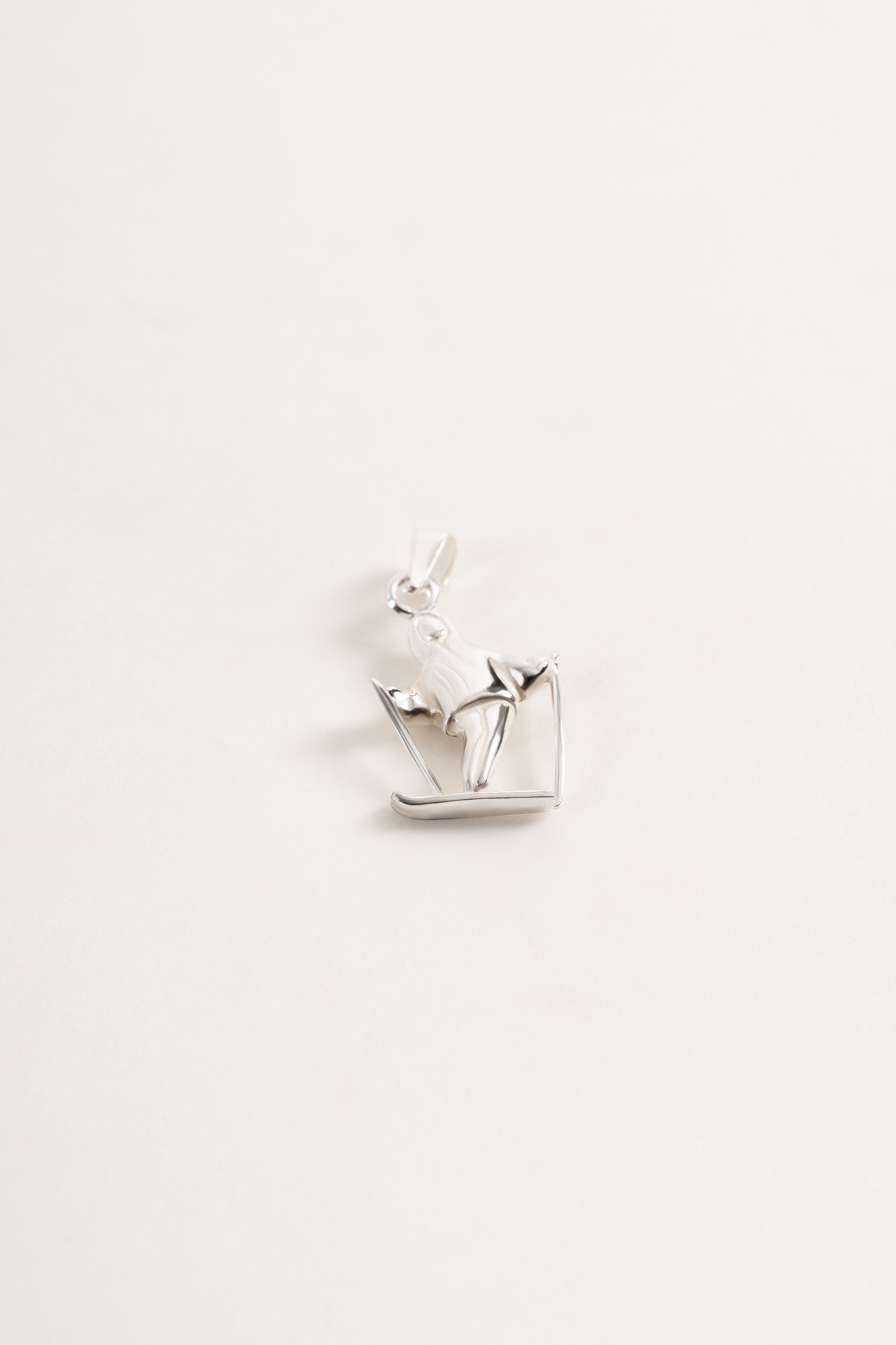 Vintage Skier Pendant
