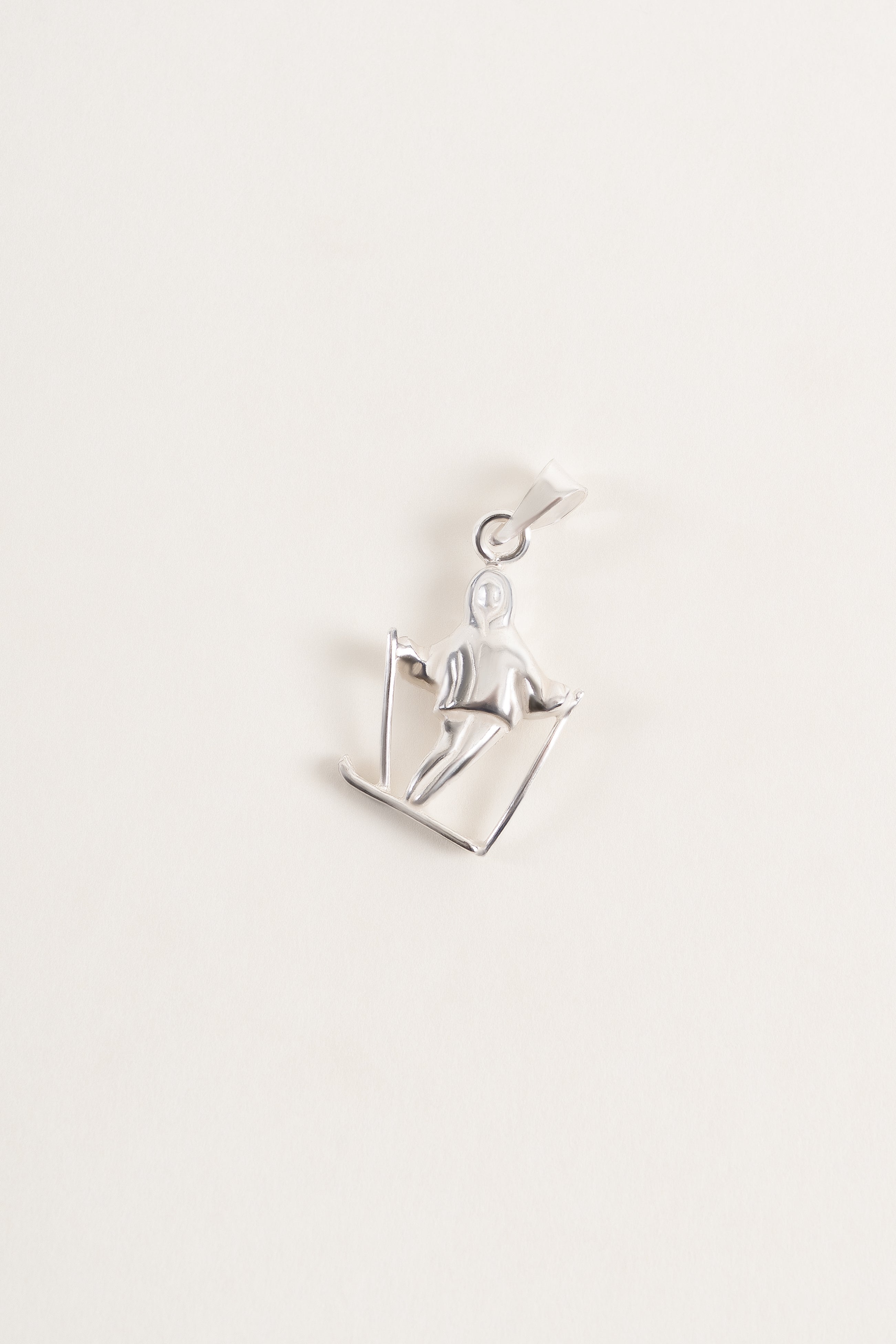 Vintage Skier Pendant