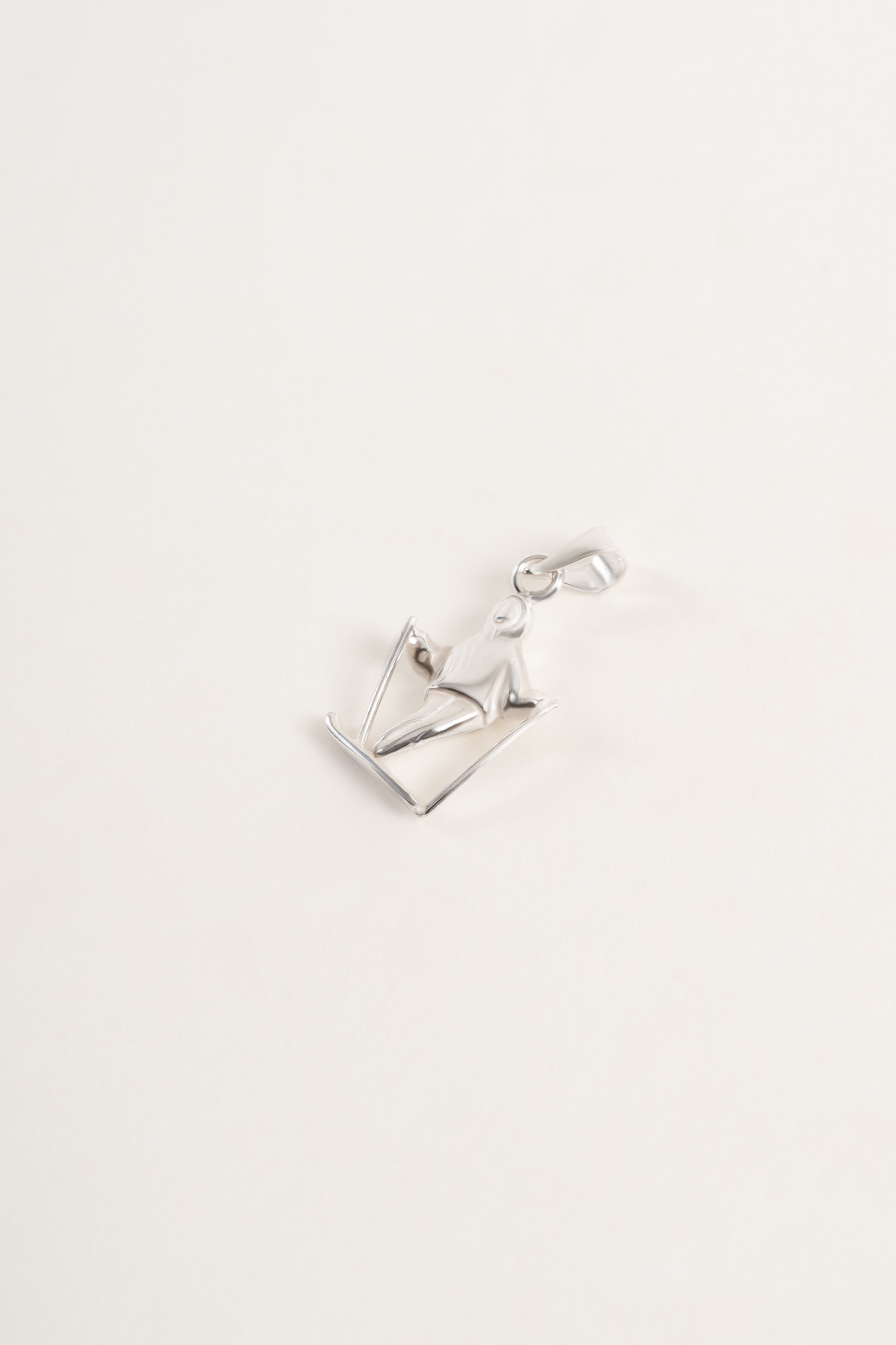 Vintage Skier Pendant