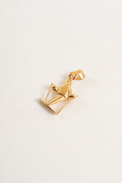 Vintage Skier Pendant