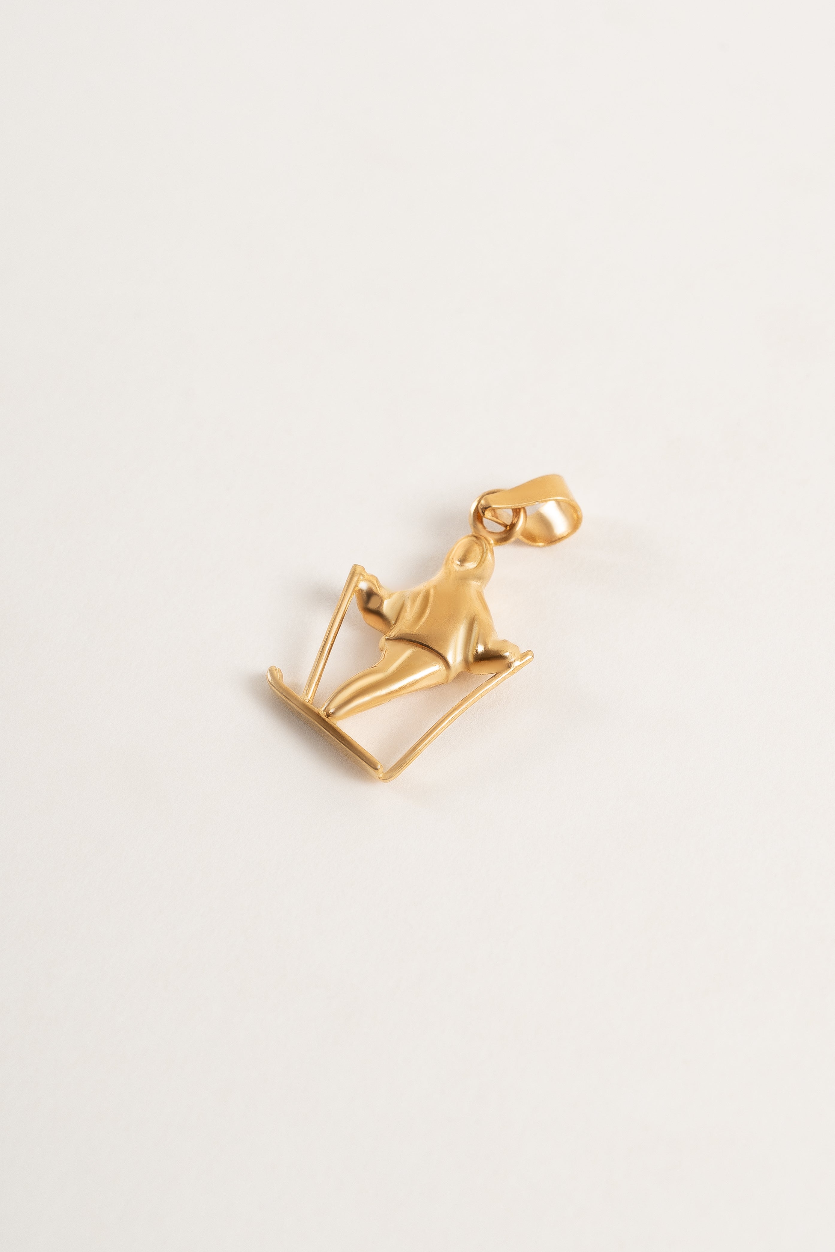 Vintage Skier Pendant