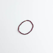 Purple Garnet Stretchy Bracelet