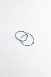 Blue Lolite Stretchy Bracelet