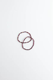 Purple Garnet Stretchy Bracelet