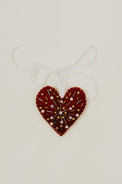 Beaded Heart Ornament