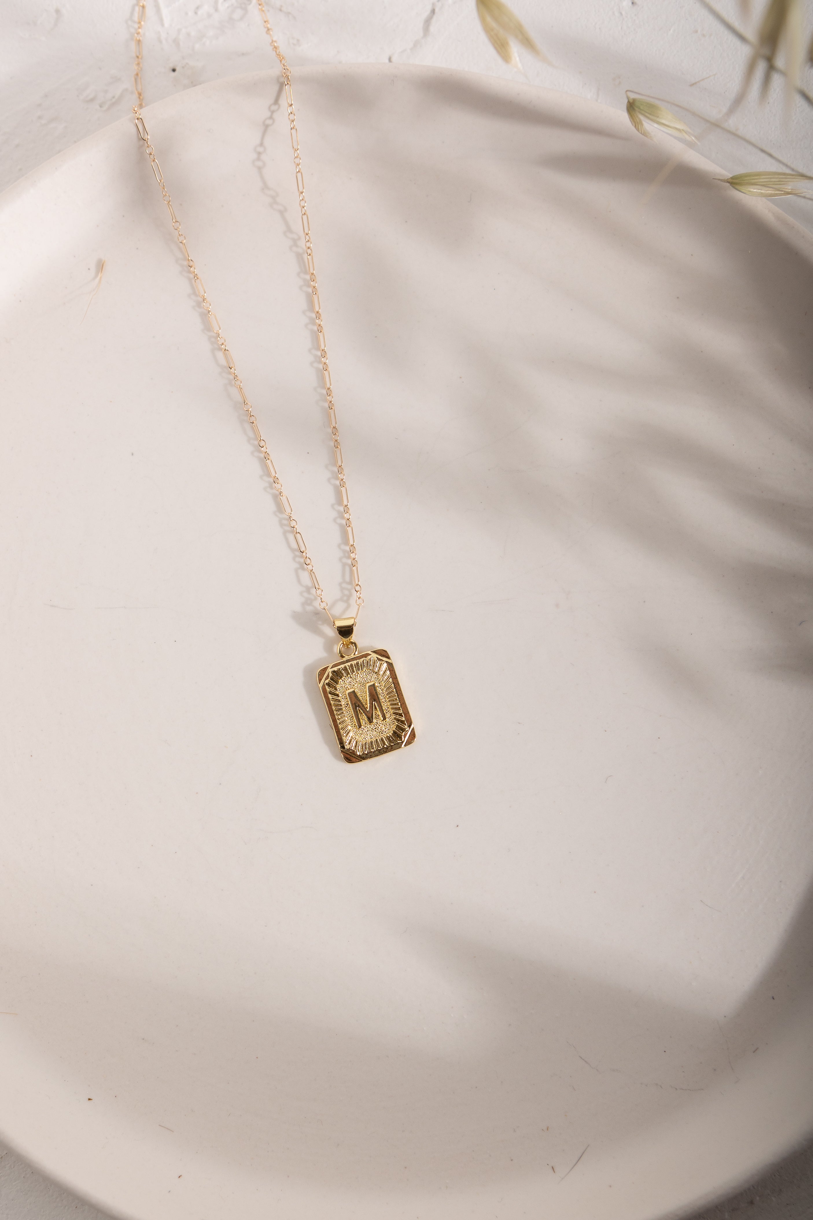 Block Letter Charm