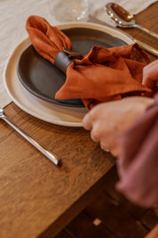 Terracotta Linen Napkin