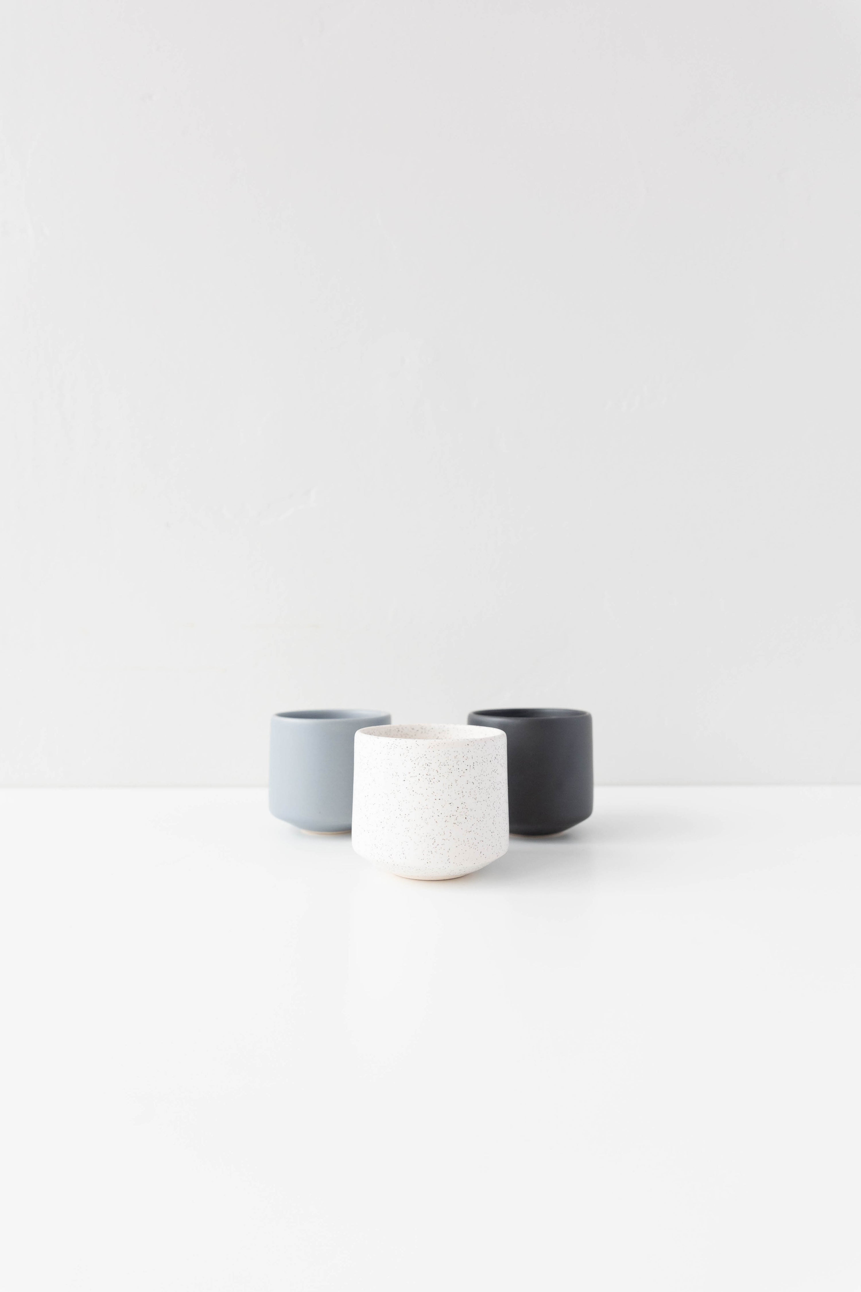 Cortado Cups in Black – Civil Stoneware