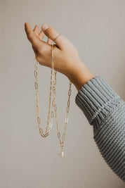 Mini Paperclip Necklace