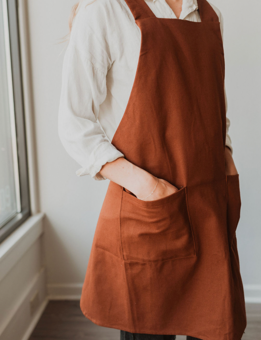 Canvas Crossback Apron