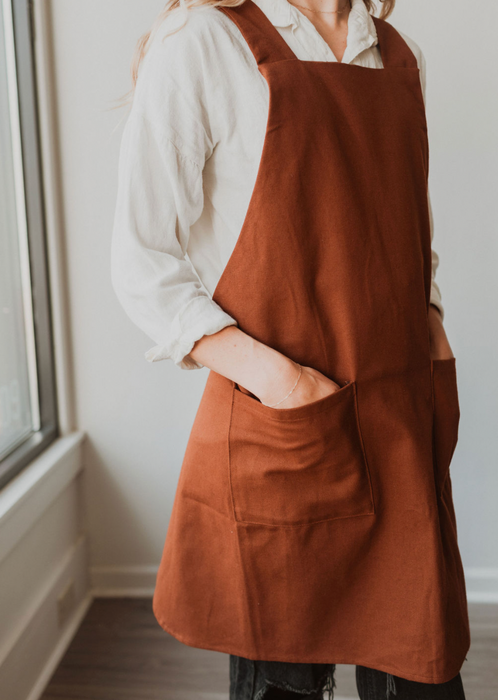 Canvas Crossback Apron *more colors available