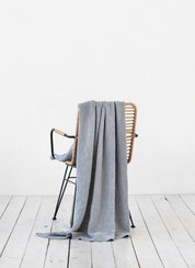 Waffle Linen Throw Blanket