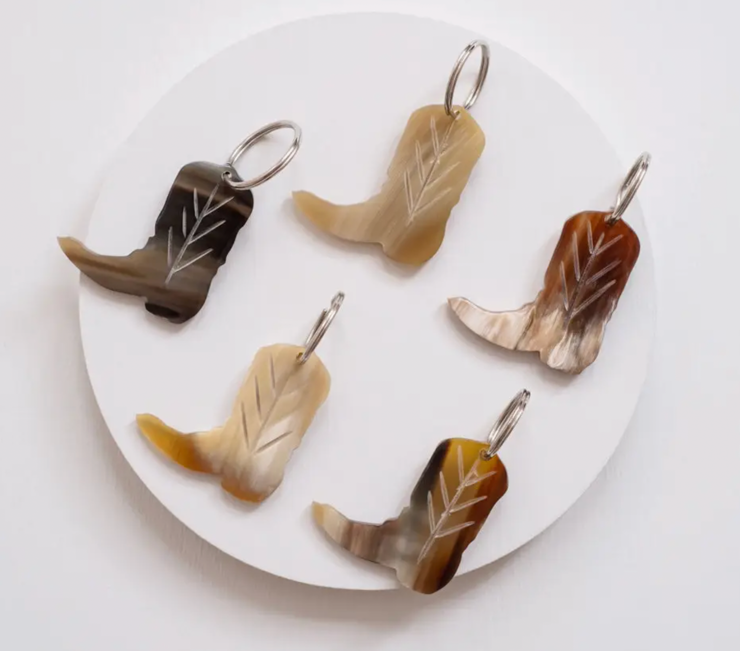 Cowgirl Boot Key Ring