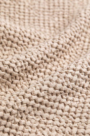 Queen Linen Waffle Coverlet