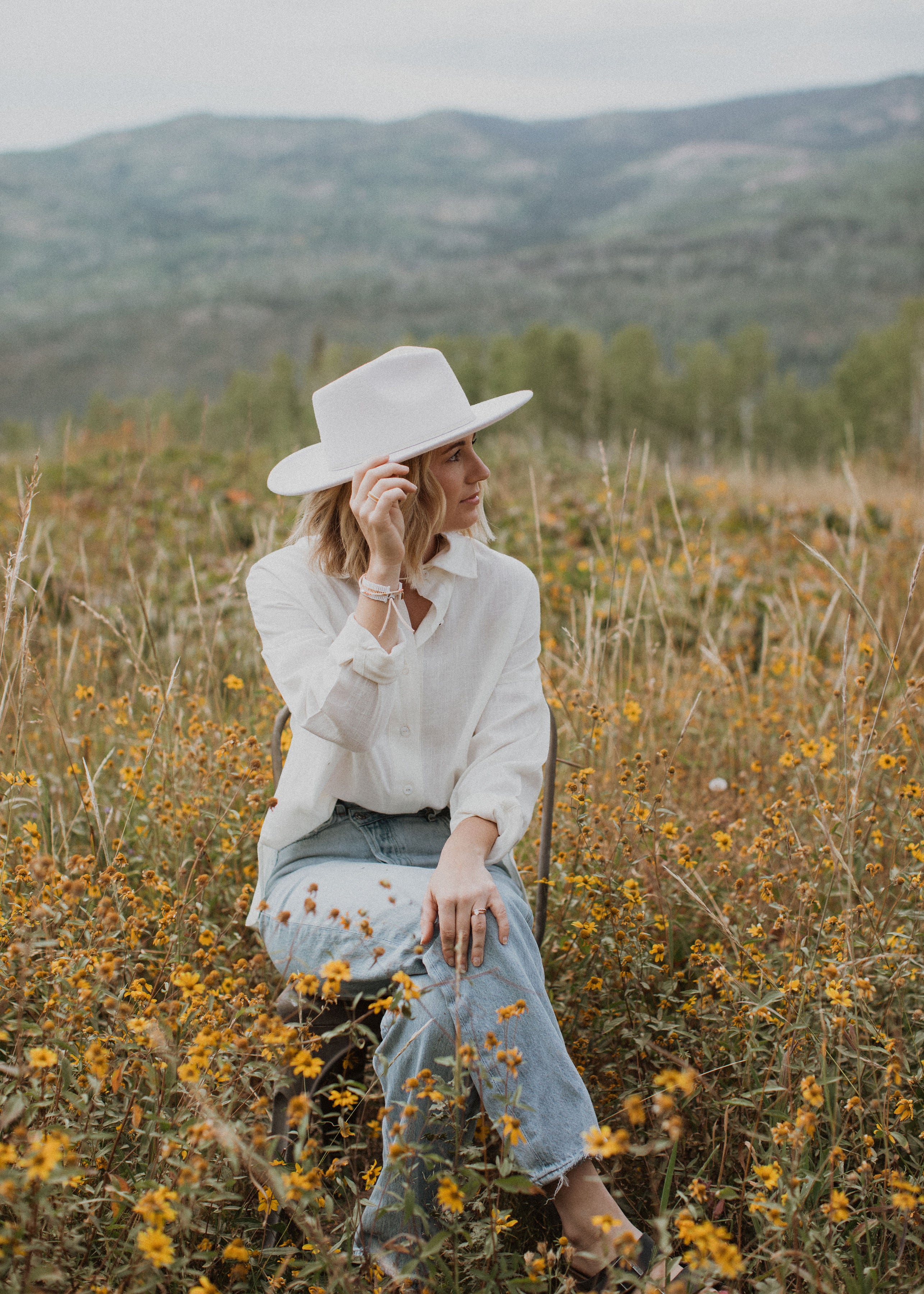 Linen Slit Back Button Down