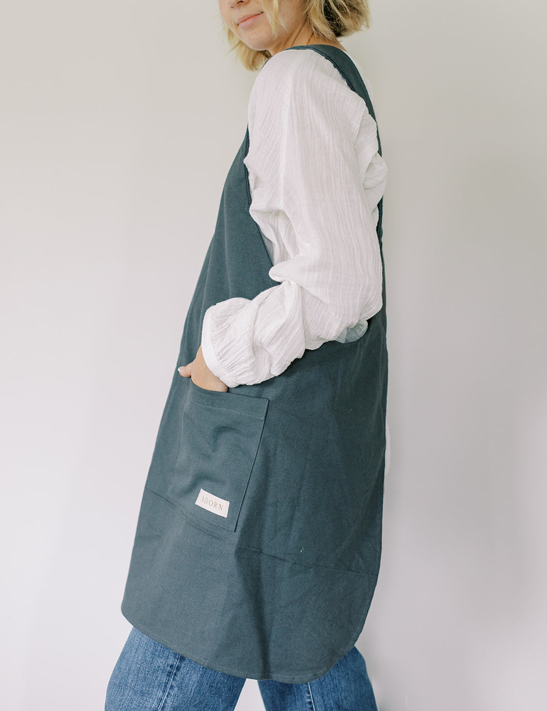 Canvas Crossback Apron