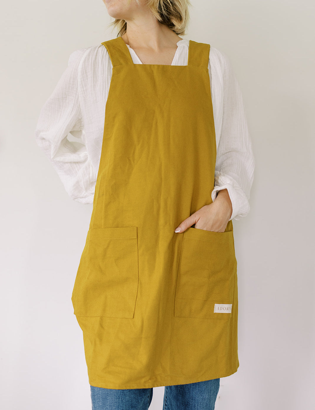 Canvas Crossback Apron